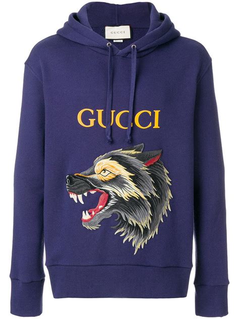 gucci wolf sweatshirt fake|is Gucci hoodie real.